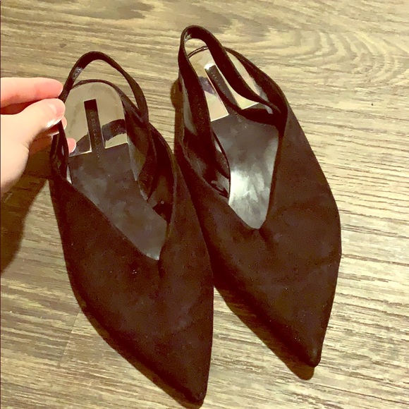 Zara Shoes - ZARA Suede Flats